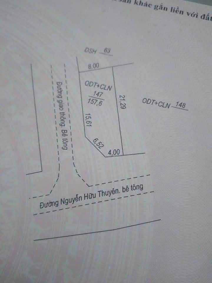 Bán đất 2 mặt tiền Nguyễn Hữu Thuyên, Đồng Sơn, 160m² - Đầu tư sinh lời hấp dẫn!