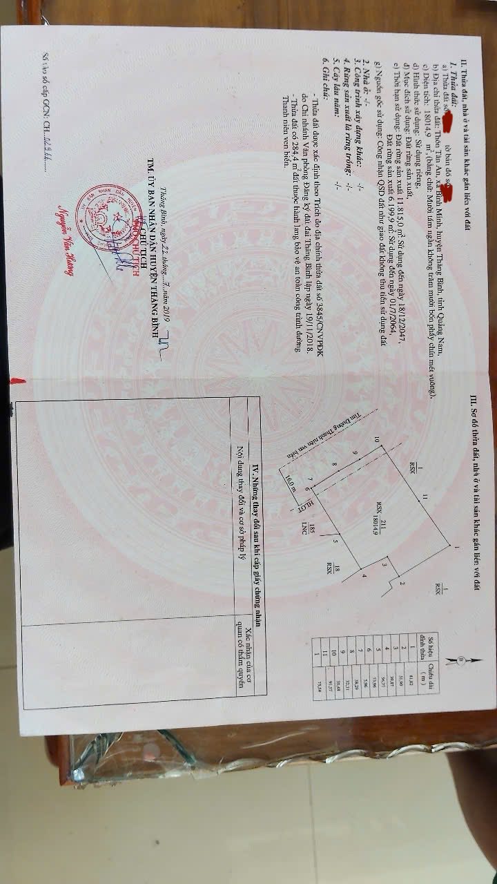 Đất rừng 18.000m² tại đường Thanh Niên, Thăng Bình - Giá tốt, tiềm năng sinh lời cao!