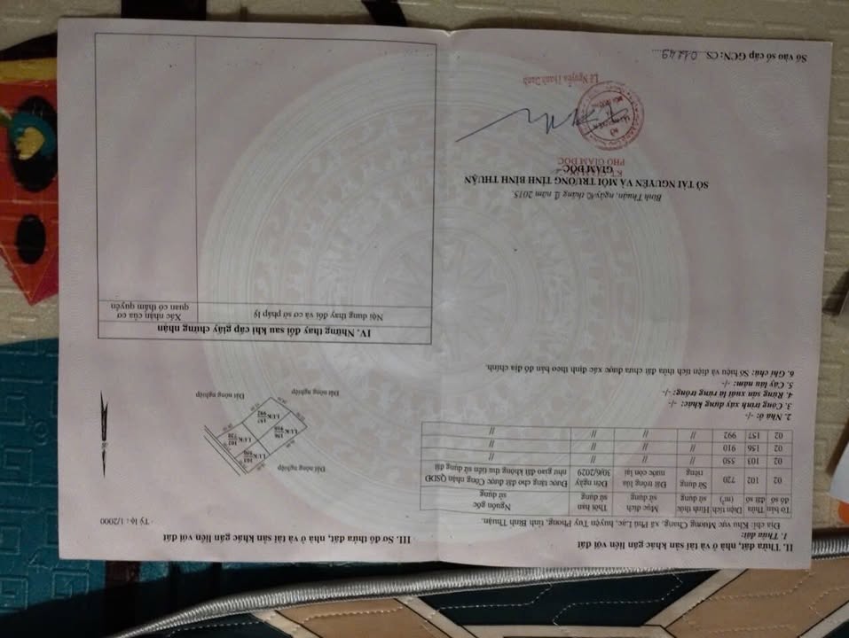 Đất Phú Lạc Tuy Phong 3200m² giá 1.3 tỷ - Sổ đỏ, 2 mặt tiền đường đẹp!