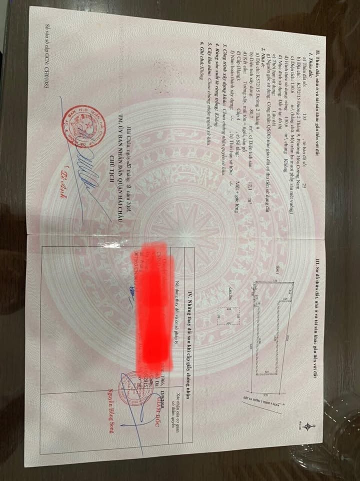 Đất nền K572 Đường 2/9, Hải Châu, 130.6m² giá 8.489 tỷ - Cơ hội đầu tư tuyệt vời!