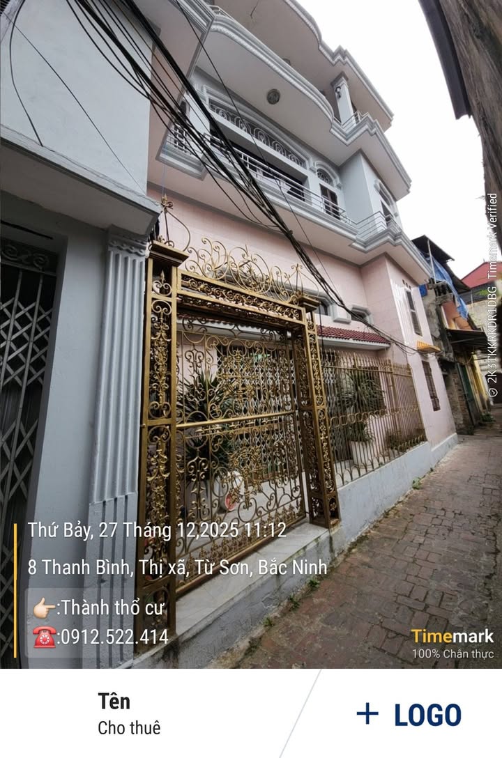 Nhà 3 tầng mặt tiền siêu rộng 13m tại Đồng Kỵ, Từ Sơn, 3.2 tỷ - Đầu tư sinh lời ngay!