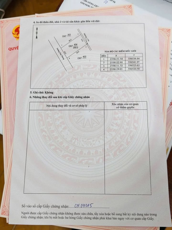 Đất thổ cư Đoan Hạ, Thanh Thủy, Phú Thọ 200m² - Tiềm năng đầu tư lớn!