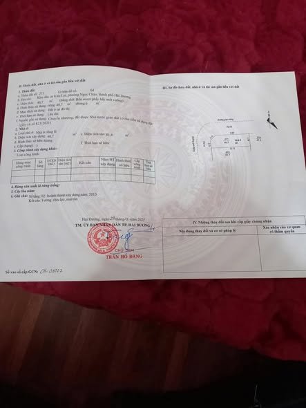 Nhà mặt phố Cầu Cốn, Ngọc Châu, Hải Dương 40.7m² - Vị trí kinh doanh đắc địa!