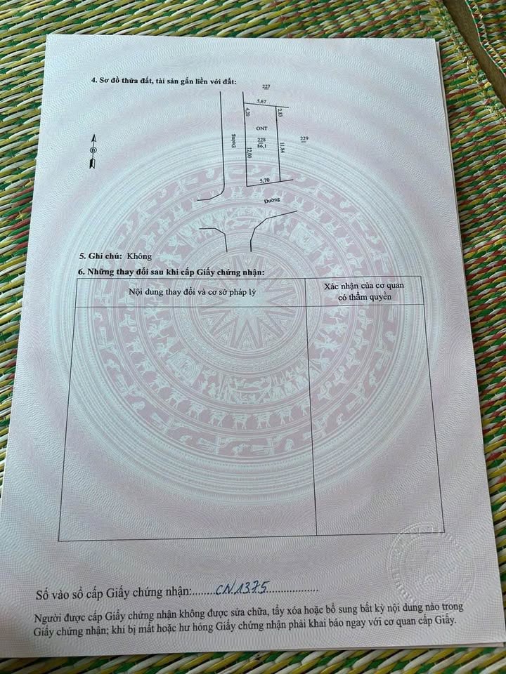 Lô đất thổ cư 86,1m² tại thôn Bằng Chai, Bình Giang, Hải Dương - Giá chỉ 1 tỷ!