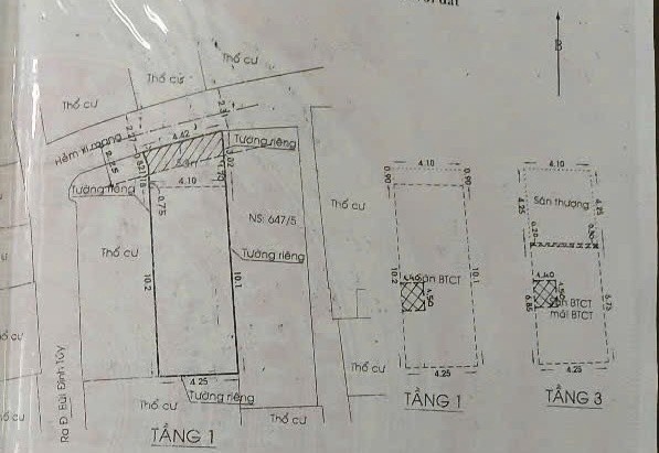 Nhà đẹp 3 tầng Bùi Đình Túy Bình Thạnh 53m² giá 8.5 tỷ - Sẵn sàng vào ở!
