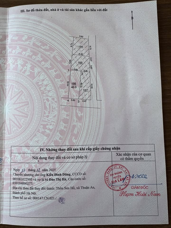 Đất nền Lệ Chi Gia Lâm 40m² giá 3.25 tỷ - Vị trí đắc địa, an ninh tốt!