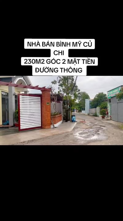 Nhà mái thái góc 2 mặt tiền Tỉnh Lộ 8, Củ Chi 230m² giá 5.8 tỷ - Tiện ích đầy đủ, vị trí đẹp!
