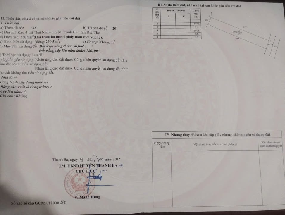 Đất thổ cư Quảng Yên 230m² giá thỏa thuận - Đối diện đăng kiểm, vị trí đắc địa!