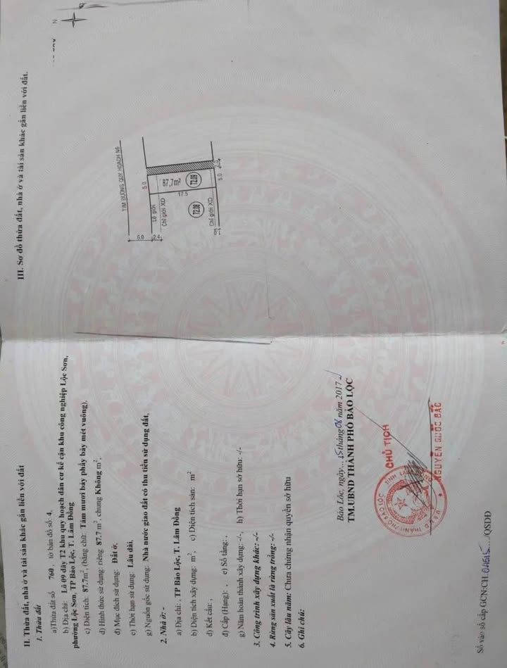 Đất nền khu Capital Bảo Lộc 85m² giá 1.32 tỷ - Pháp lý rõ ràng, xây dựng tự do!