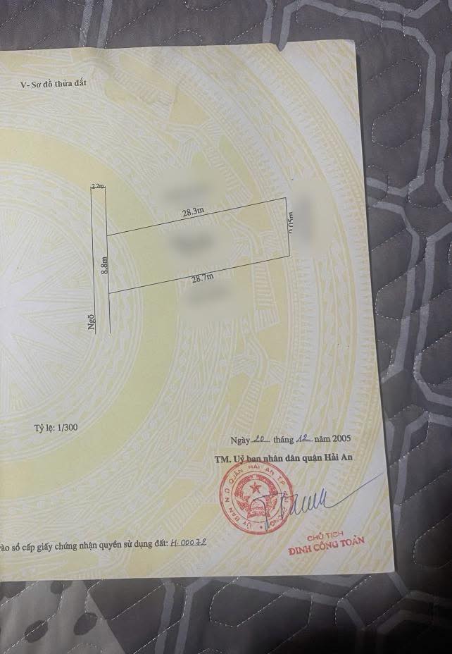 Lô đất mặt ngõ chính Đằng Hải 247m² giá 8.793 tỷ - Đầu tư sinh lời ngay!