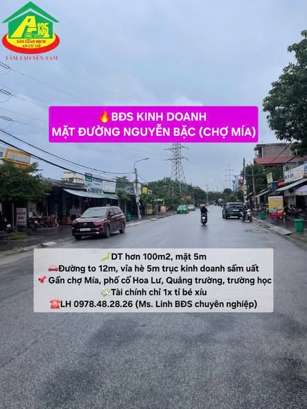 Đất kinh doanh mặt đường Nguyễn Bặc, Ninh Khánh 100m² chỉ từ 1x tỷ - Đầu tư sinh lời ngay!