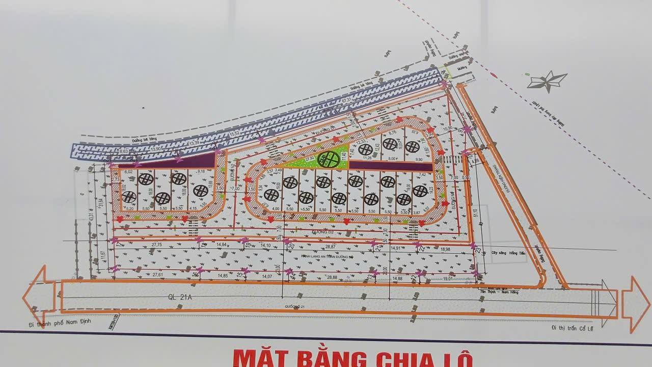 Đất nền phân lô Tân Thịnh 125m² - Kinh doanh sầm uất ngay mặt đường Quốc lộ 21!