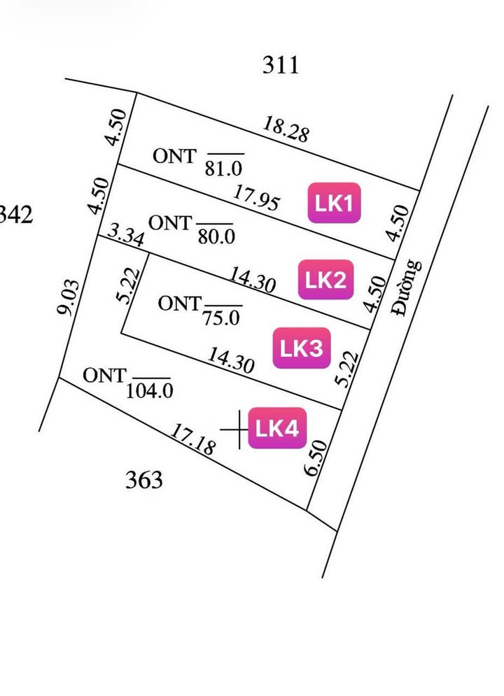 Đất nền Tân Việt Yên Mỹ 77m² giá chỉ 1 tỷ - Đường vào thoải mái!