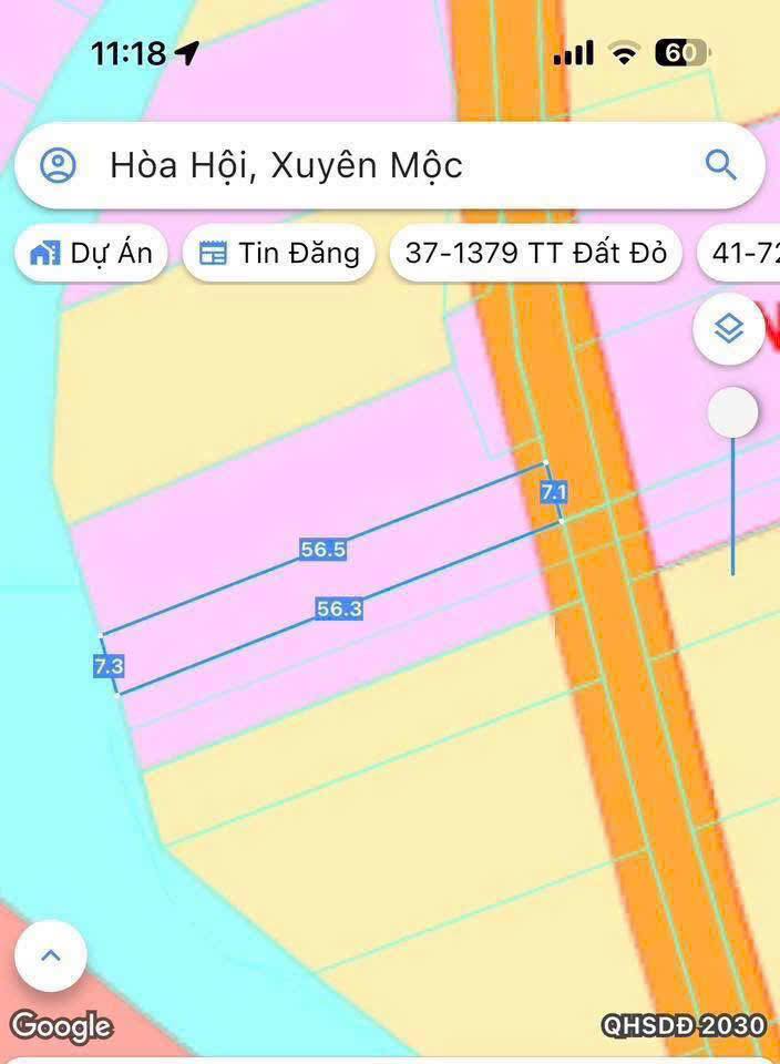 Đất nền 404m² xã Hòa Hội, giá chỉ 850 triệu - Cơ hội đầu tư hấp dẫn!