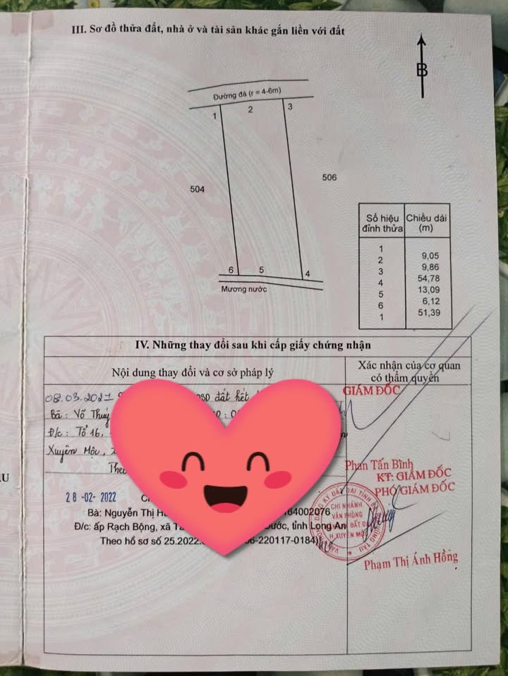 Đất nền Phước Tân - Xuyên Mộc 1000m² giá chỉ 2.25 tỷ - Đầu tư sinh lời ngay!