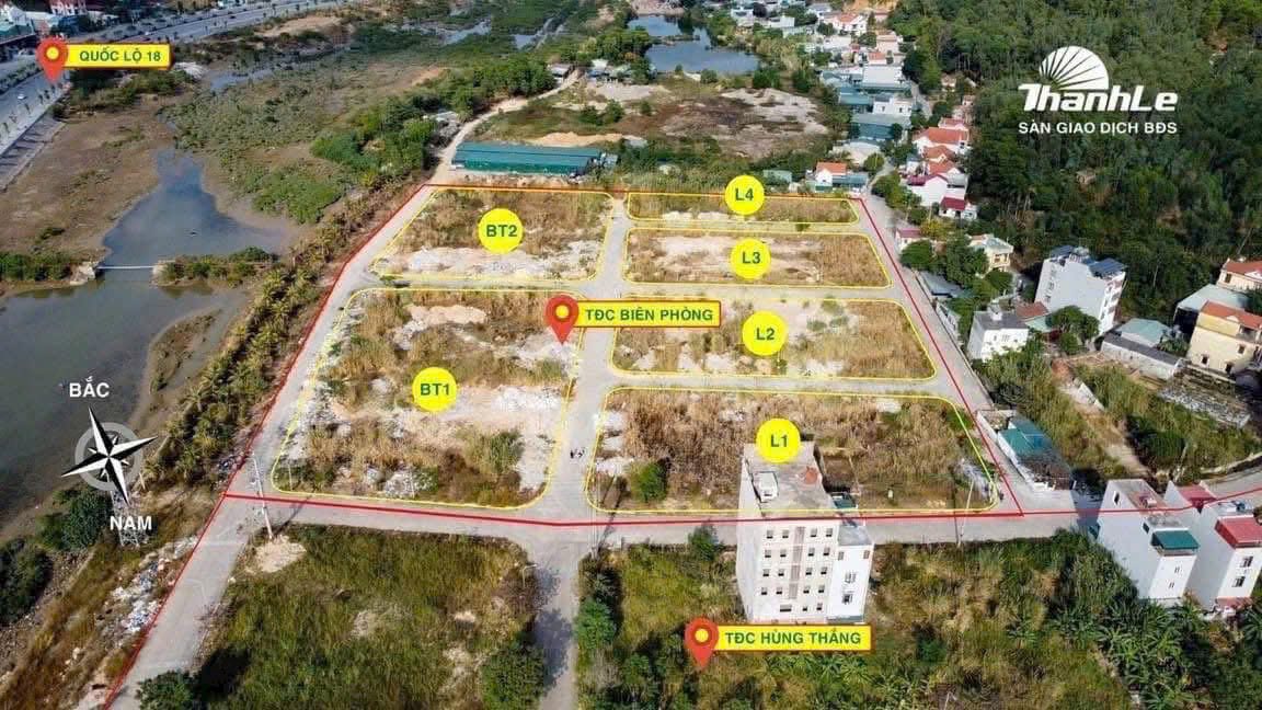 Đất nền Hùng Thắng, Hạ Long 70m² - Đường vào rộng rãi, vị trí thuận lợi!