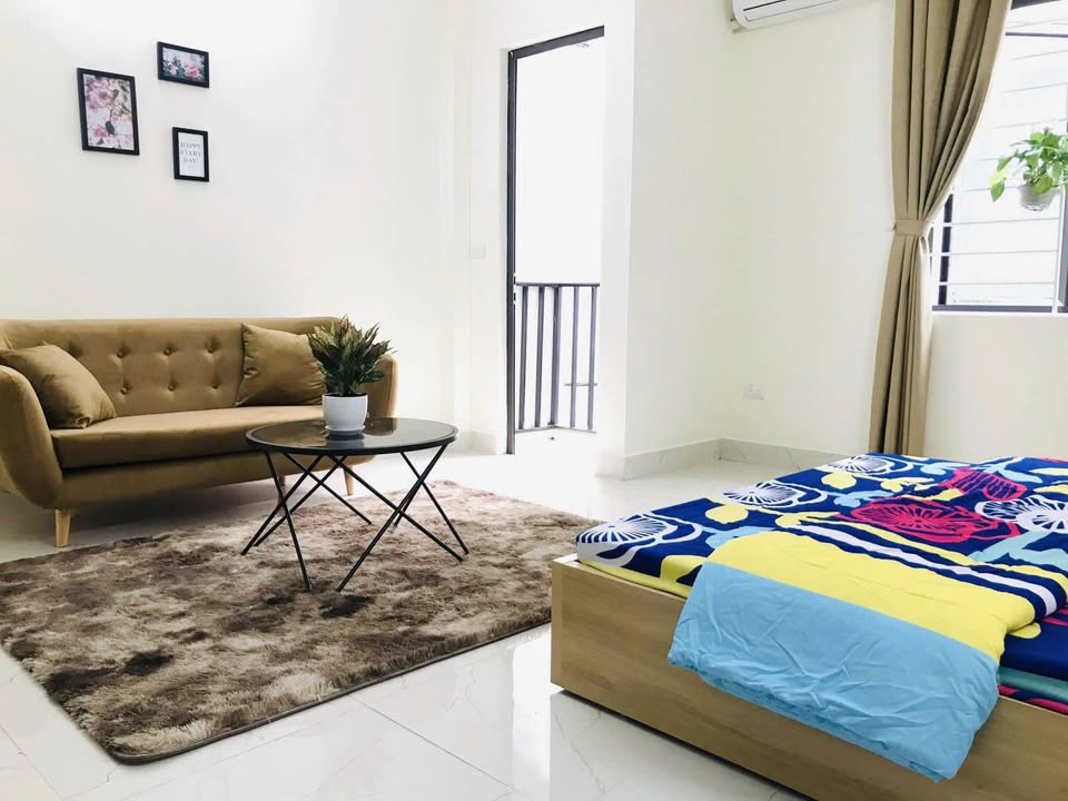 Cho thuê studio ngách 34 ngõ 232 Yên Hoà 30m² - Nội thất đầy đủ, thang máy