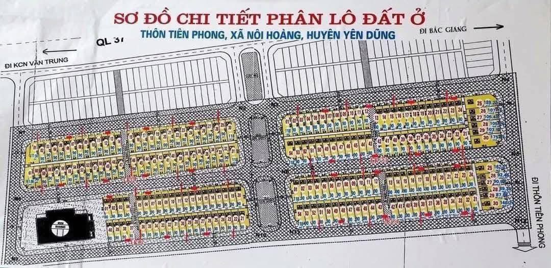 Đất nền dự án Tiên Phong, Yên Dũng 90m² giá 3 tỷ - Đầu tư sinh lời ngay!