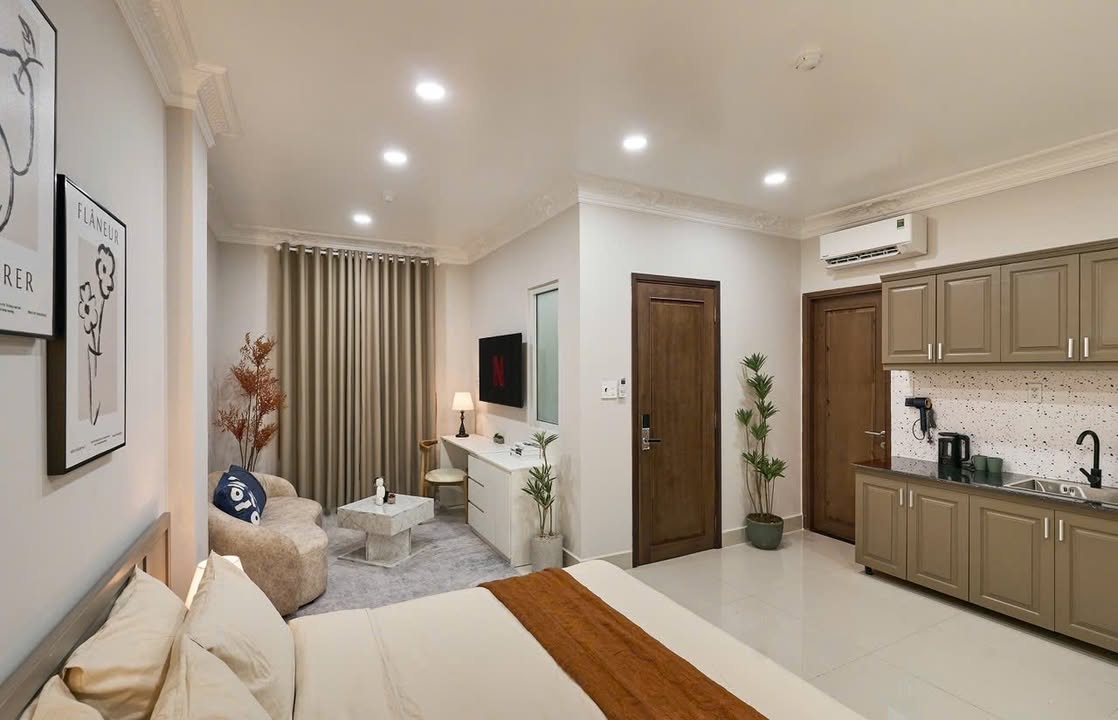 Căn hộ dịch vụ cho thuê tại Tân Bình 50m² giá thỏa thuận - Hiện đại và đầy đủ tiện nghi!