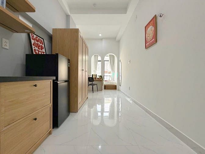 Căn hộ cho thuê Tô Hiến Thành Q10 30m² giá 6.7 triệu - Full nội thất mới, ở ngay!