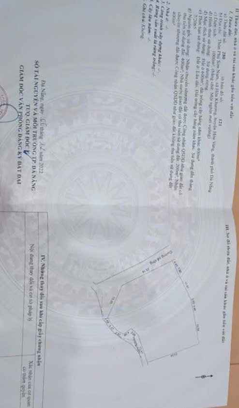 Nhà vườn Hòa Tiến Đà Nẵng 1000m² giá 3.59 tỷ - Không thể bỏ lỡ!