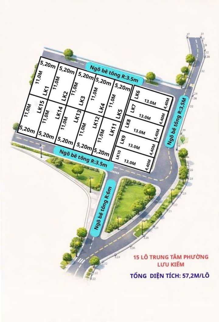 Đất nền Lưu Kiếm, Thủy Nguyên 58m² giá 350 triệu - Đầu tư an toàn, lợi nhuận cao!