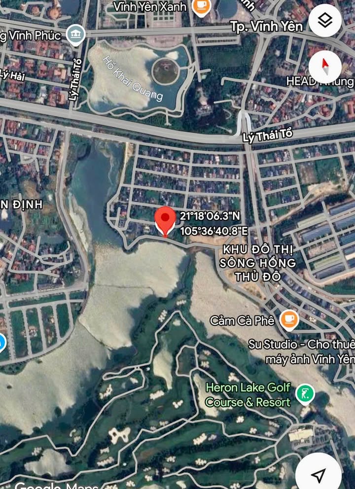 Biệt thự đơn lập KĐT Nam Đầm Vạc Vĩnh Yên 306m² - Sân trước, hồ sau thoáng mát!