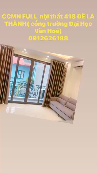 Căn hộ mini cho thuê tại Đê La Thành 20m² - Full nội thất, ban công thoáng đãng!