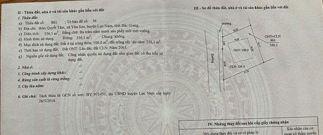 Đất nền KCN Lan Mẫu 399m² giá 1 tỷ - Sổ đỏ chính chủ, sang tên ngay!