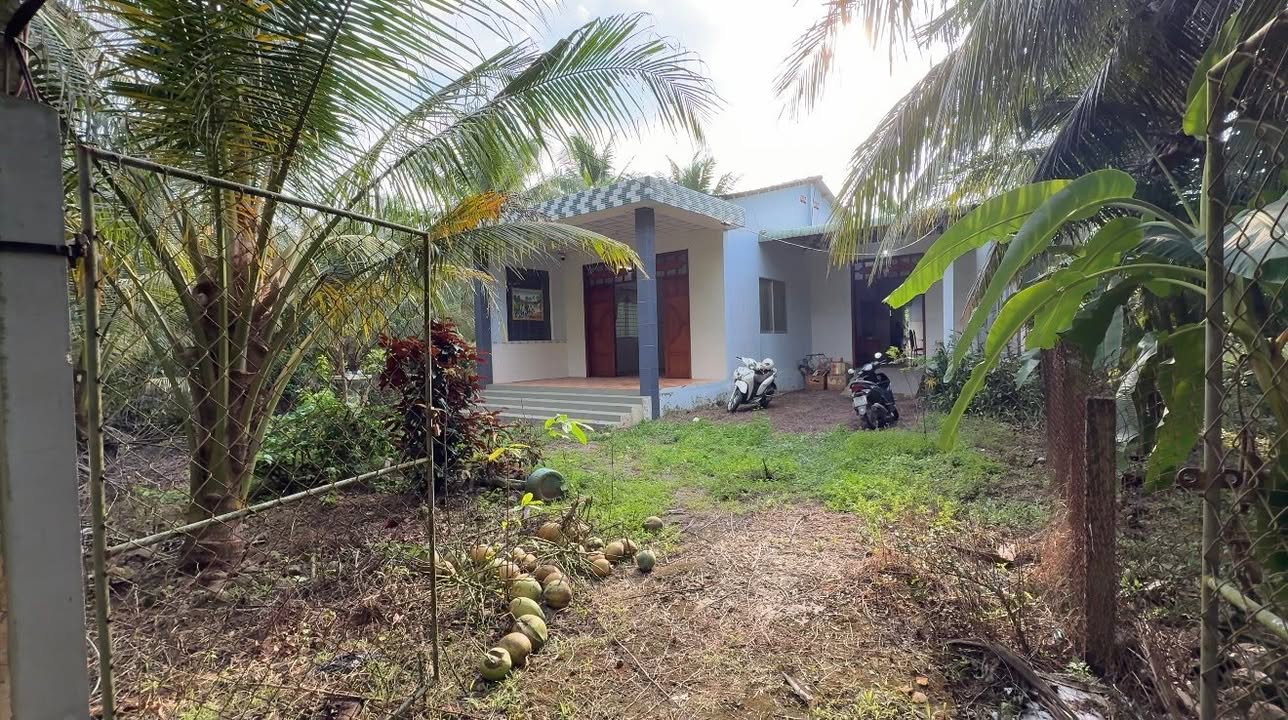 Nhà vườn cấp 4 Tiền Giang 550m² giá 1.29 tỷ - Không gian sống yên bình!