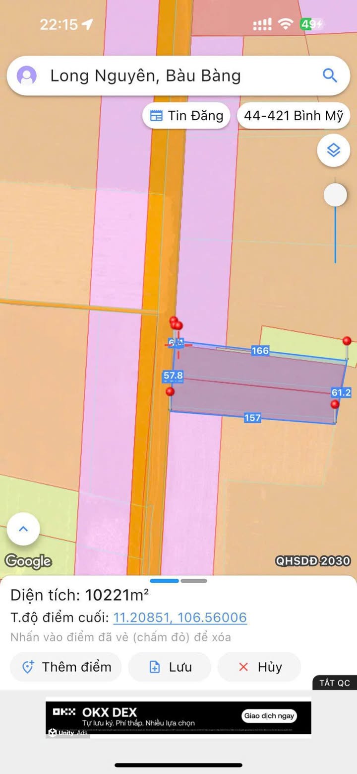 Đất nền Bàu Bàng Bình Dương 9600m² - Đầu tư sinh lời ngay!