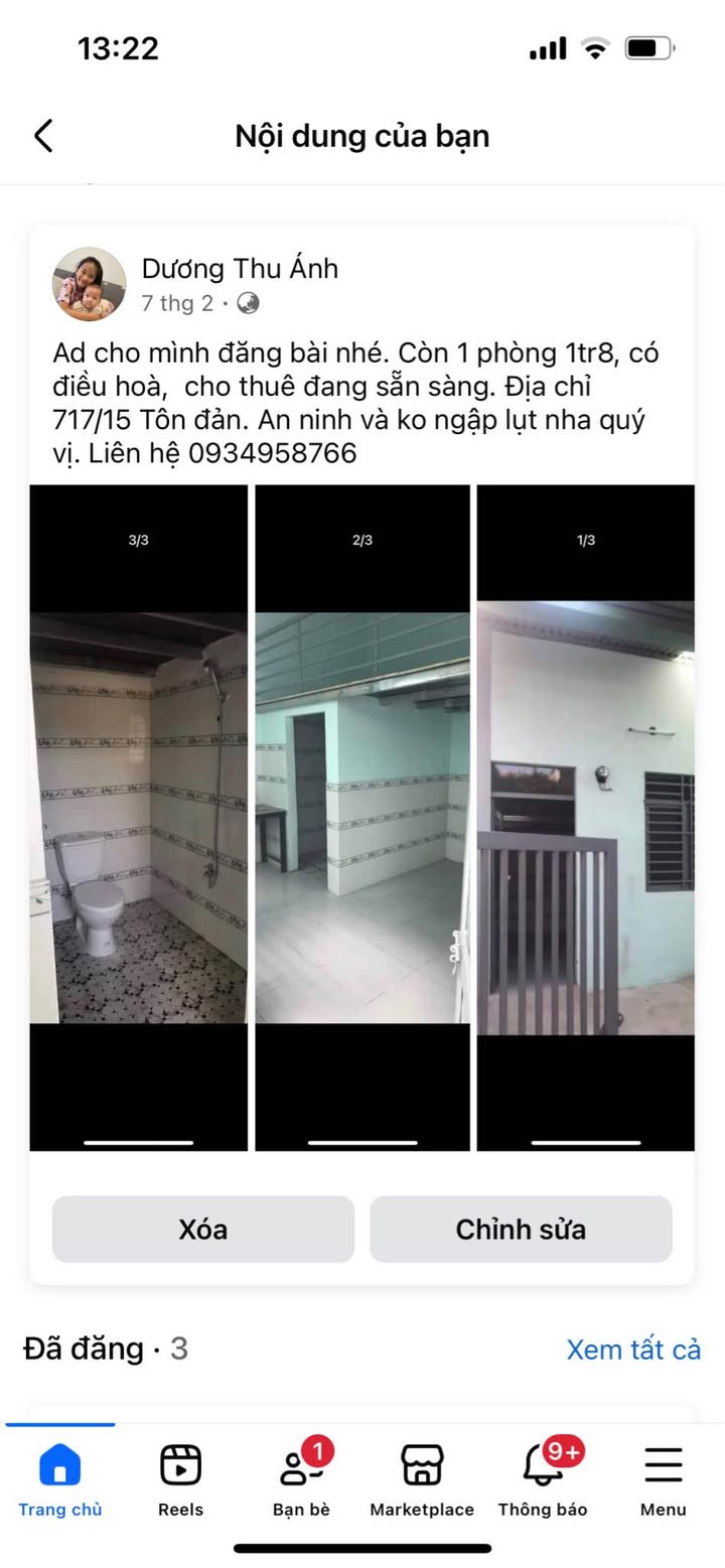 Phòng trọ cho thuê tại 717/15 Tôn Đản, Cẩm Lệ - Chỉ 1.8 triệu/tháng!