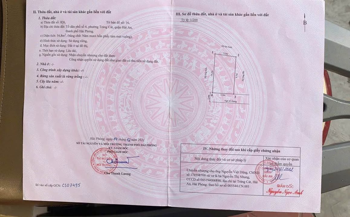 Lô đất Đường Vòng Nhà Mạc, Tràng Cát 55m² giá 1.76 tỷ - Vị trí siêu đẹp, thương lượng!