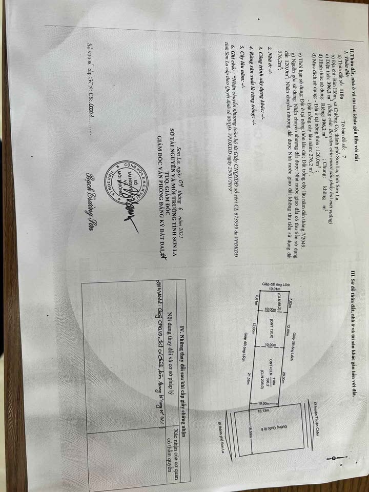 Đất mặt đường Quốc lộ 6, Sơn La 400m² - Phù hợp làm kho xưởng, nhà vườn!