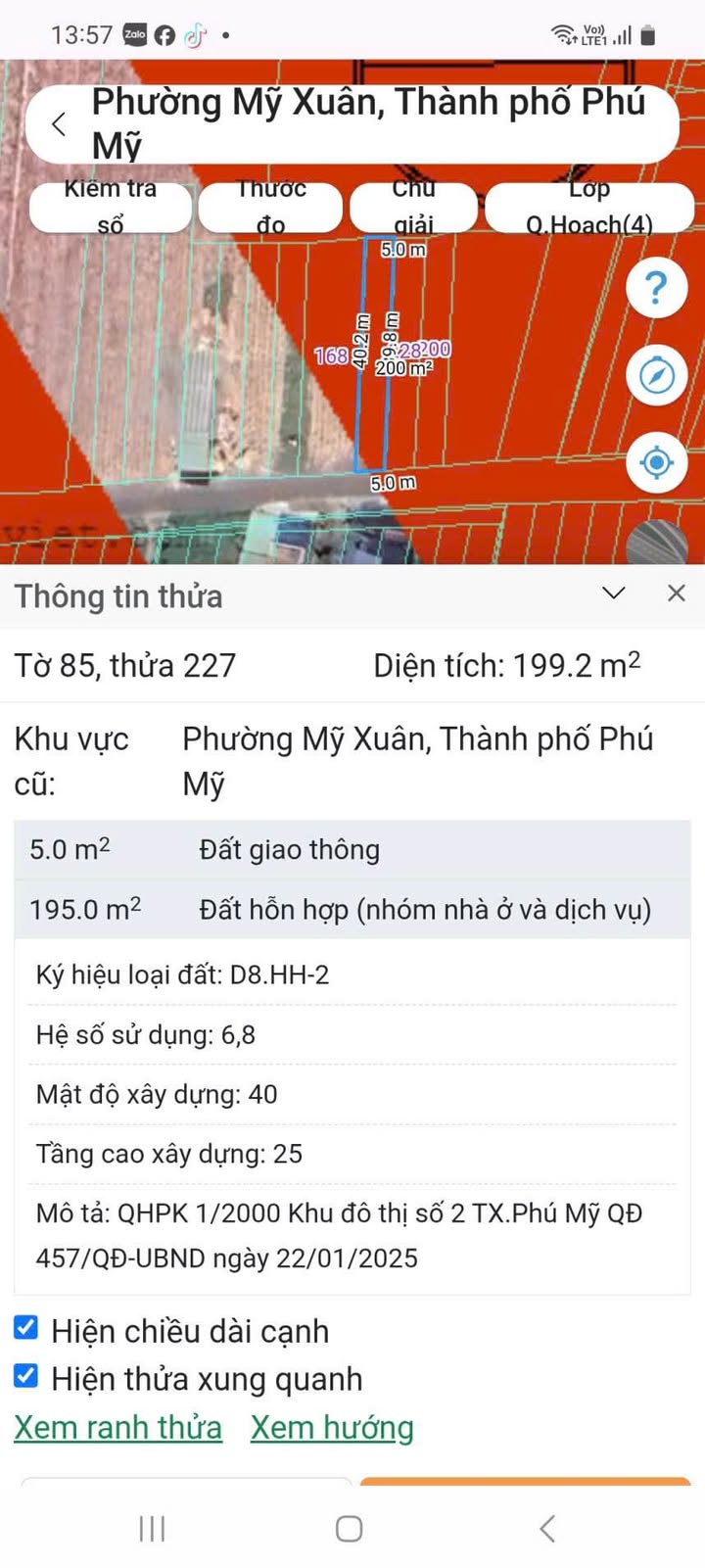 Đất nền Mỹ Xuân, Phú Mỹ 200m² giá 1.5 tỷ - Đầu tư sinh lời ngay!