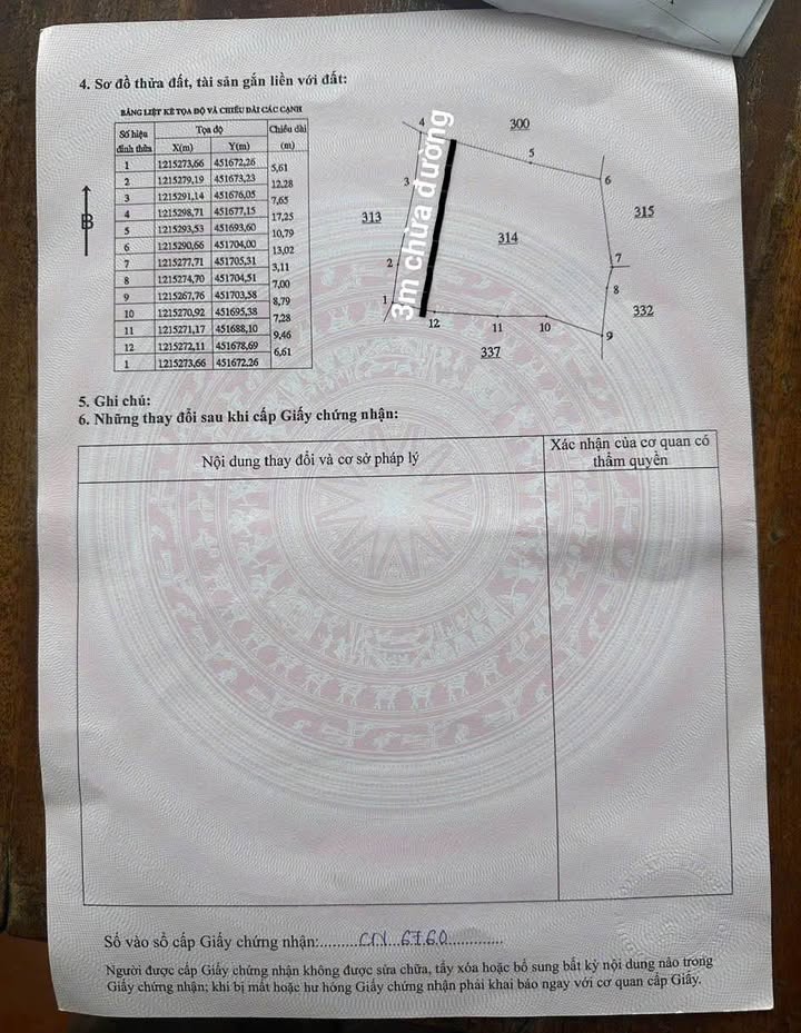 Đất lúa 712m² xã Hàm Liêm giá chỉ 140 triệu - Sổ hồng riêng