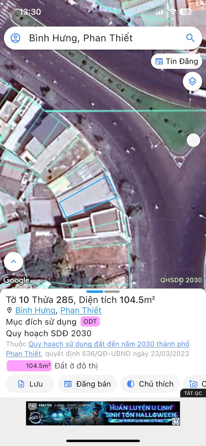 Đất mặt tiền Lê Duẩn, Phan Thiết 104.05m² giá 15 tỷ - An cư lý tưởng, đầu tư sinh lời!