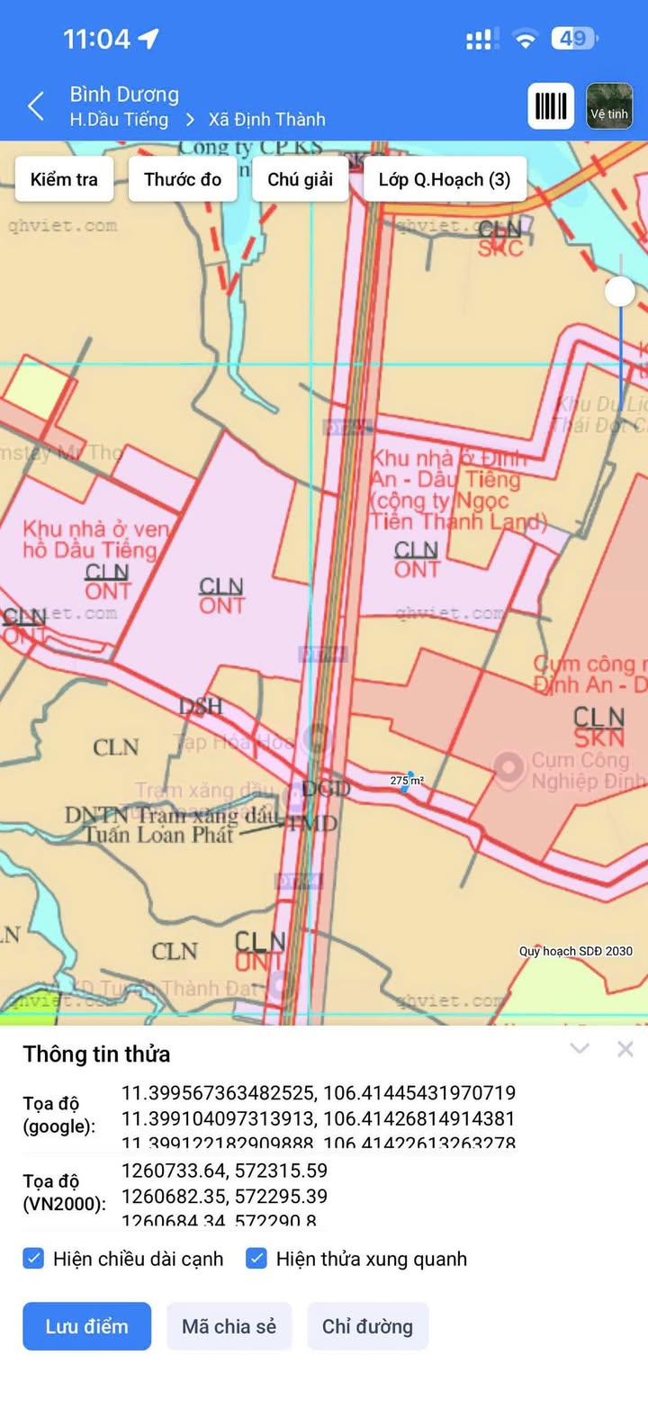 Đất nền 550m² mặt tiền đường Định An 89, chỉ 1.1 tỷ - Cơ hội đầu tư tuyệt vời!