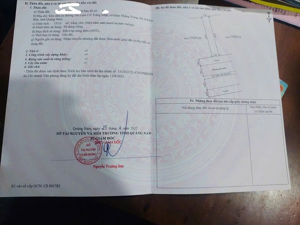 Đất mặt tiền cụm CN Trảng Nhật 153m² giá 3 tỷ - Tiềm năng đầu tư tuyệt vời!