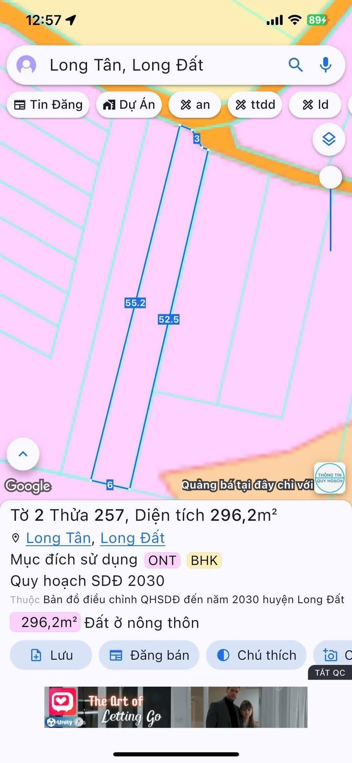 Đất nền Long Tân - Đất Đỏ 300m² giá 600 triệu - Sổ hồng trao tay, công chứng ngay!