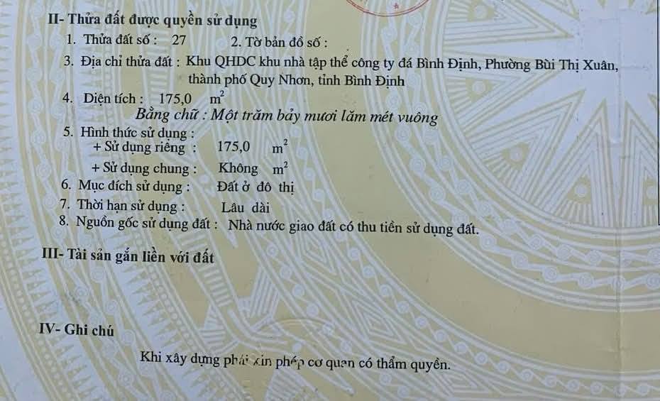 Đất nền Dốc Ông Phật, P. Bùi Thị Xuân, 175m² giá 1.9 tỷ - Cơ hội đầu tư hấp dẫn!