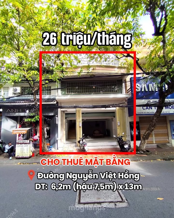 Cho thuê nhà mặt tiền đường Nguyễn Việt Hồng, Cần Thơ 80m² - Phù hợp đa ngành kinh doanh!
