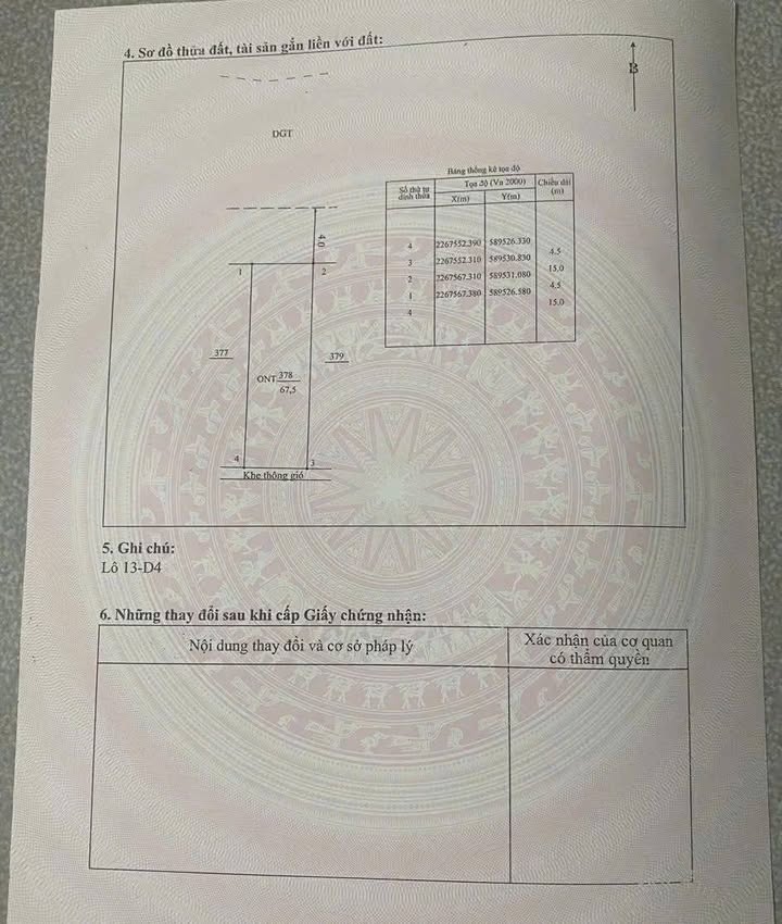 Đất nền TDC Đông Mỹ, Thái Bình 67.5m² giá 1.6 tỷ - Đầu tư sinh lời ngay!