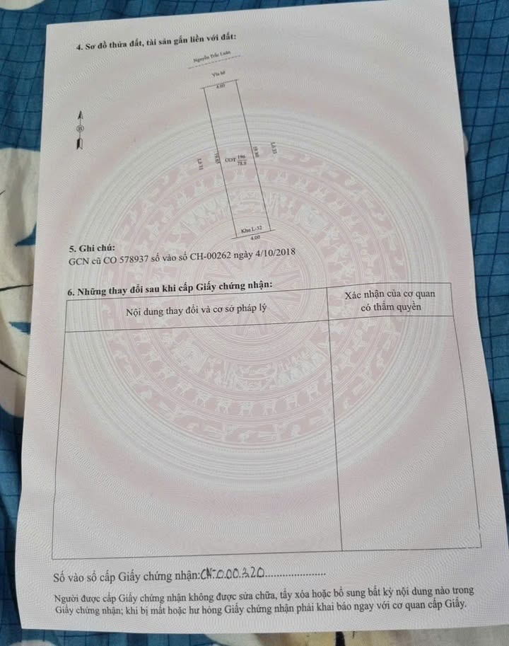 Đất nền đường Nguyễn Trác Luân TP Hải Dương 78.9m² - Bán gấp giá chỉ 62 triệu!