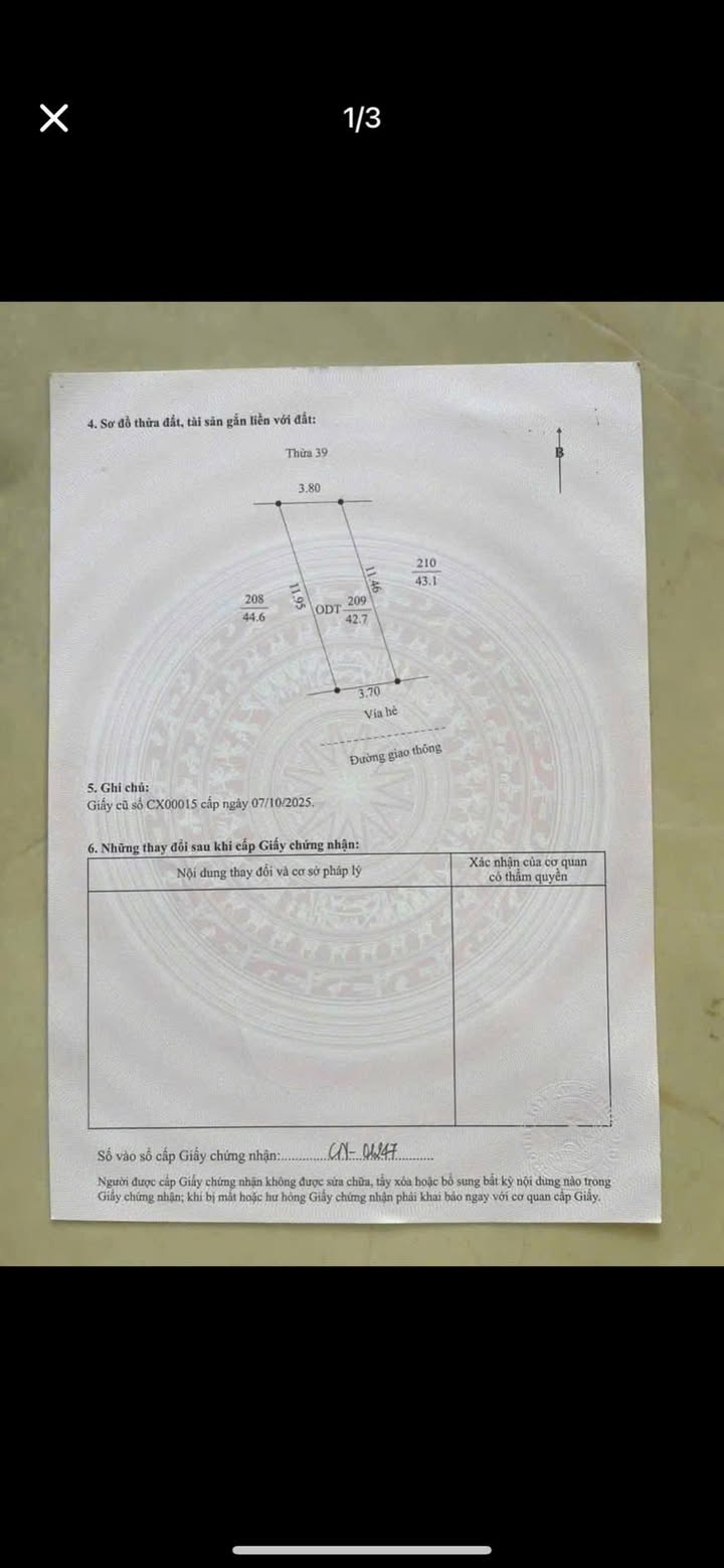 Đất nền Khu Đô Thị Vịt Cỏ Hải Dương 42.7m² giá chỉ 2 tỷ - Cơ hội đầu tư tuyệt vời!