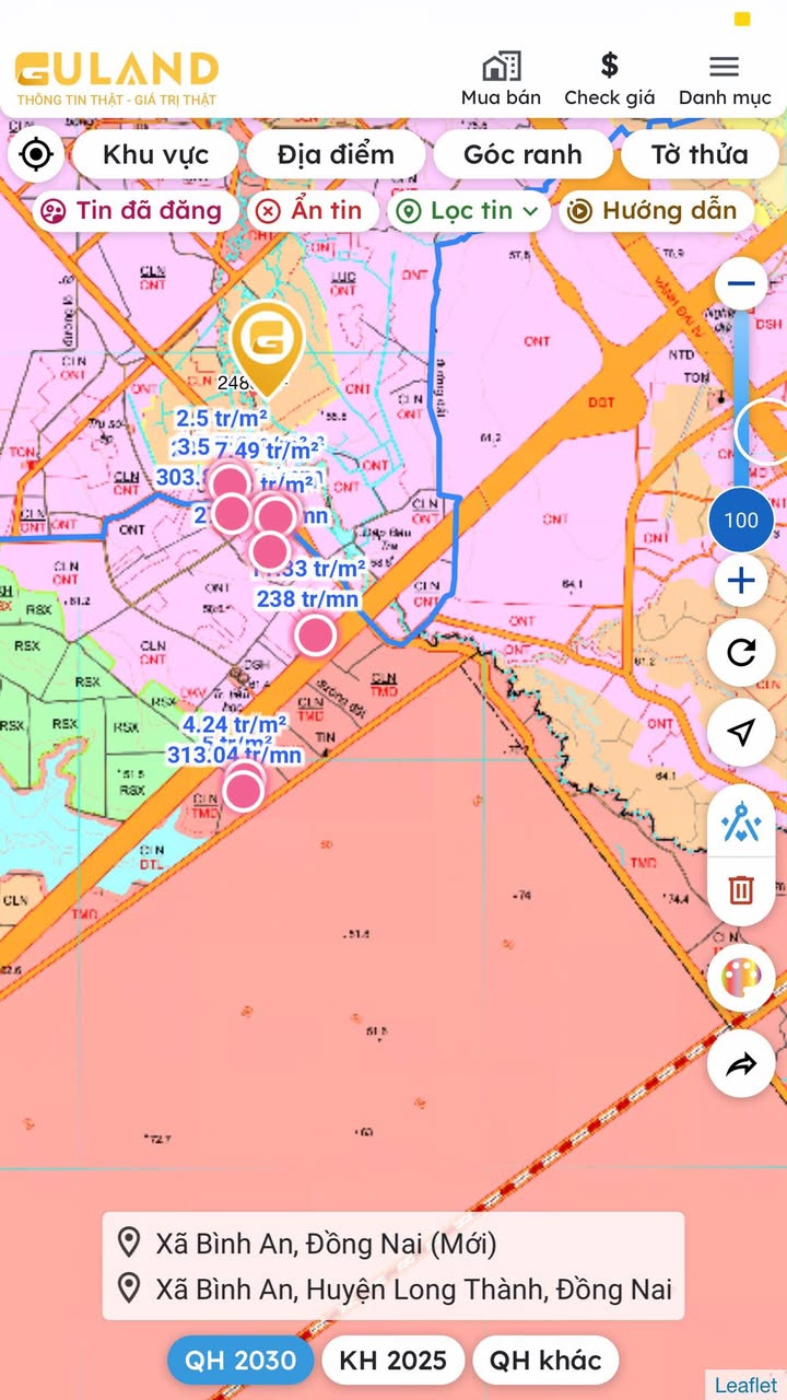 Đất thổ cư 10.000m² thôn 7 Bình An, Long Thành - Bán gấp giá thỏa thuận!