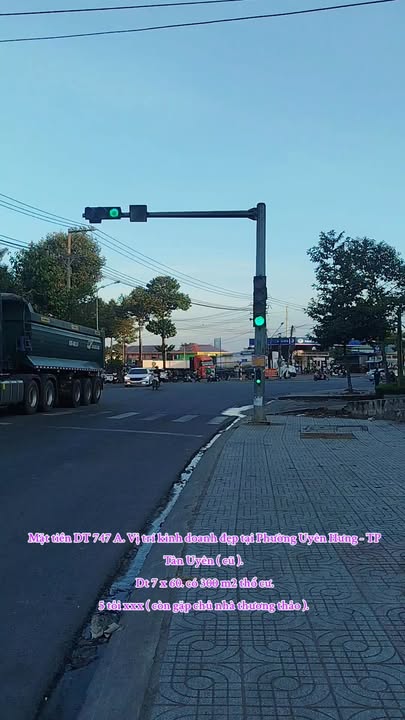 FrontHouse mặt tiền ĐT 747A, Phường Uyên Hưng, 420m² giá 5 tỷ - Vị trí kinh doanh đắc địa!