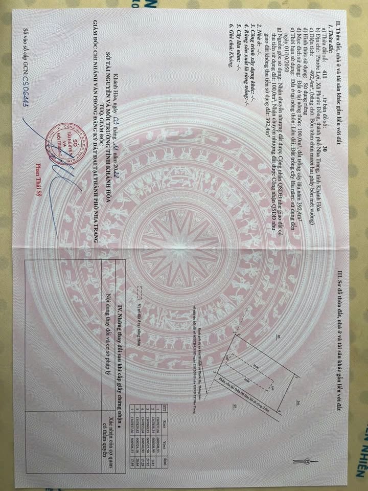 Đất nền 2 mặt tiền Thái Khang Phước Đồng 493m² giá 9.2 tỷ - Cơ hội đầu tư hấp dẫn!