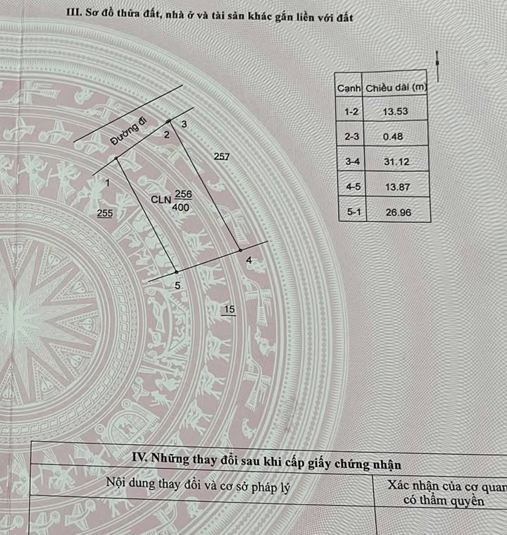 Đất CLN 400m² xã Bình Hòa giá 69 triệu - Đường xe tải thuận tiện!