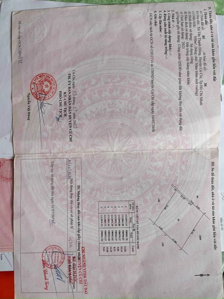 Đất nền Củ Chi 504m² giá 2.3 tỷ - Đường xe tải vào tận nơi!